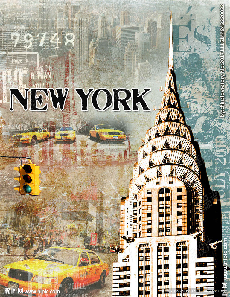 欧美风格装饰画