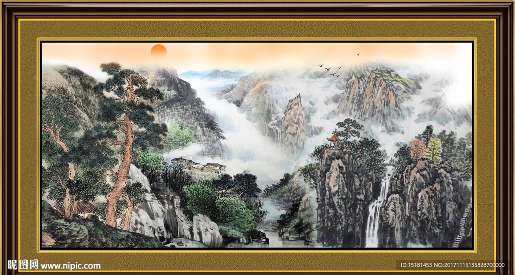 山水国画