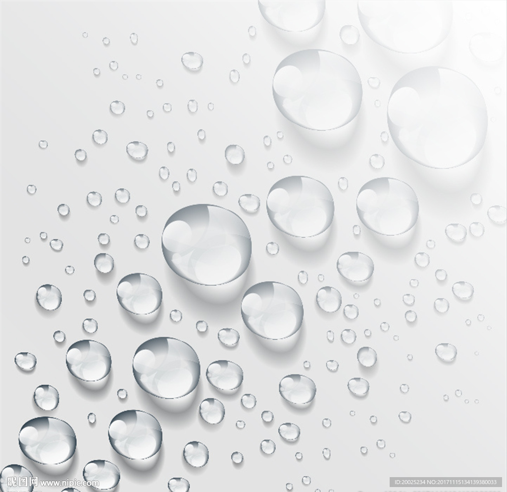 朦胧水珠水滴