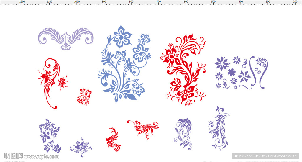 8款好看的对角花单花