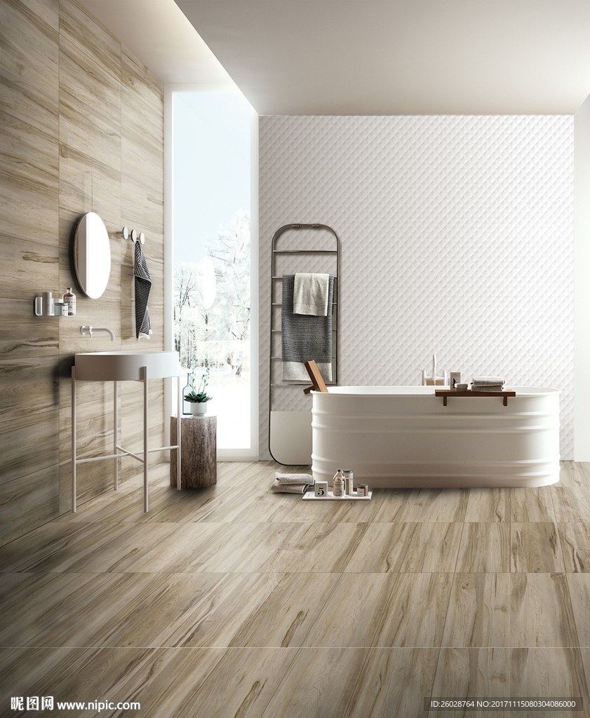 最新 现代 浴室空间效果图