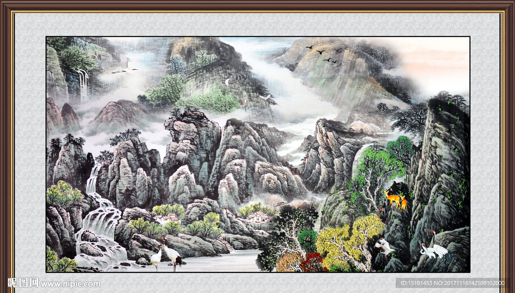 国画山水