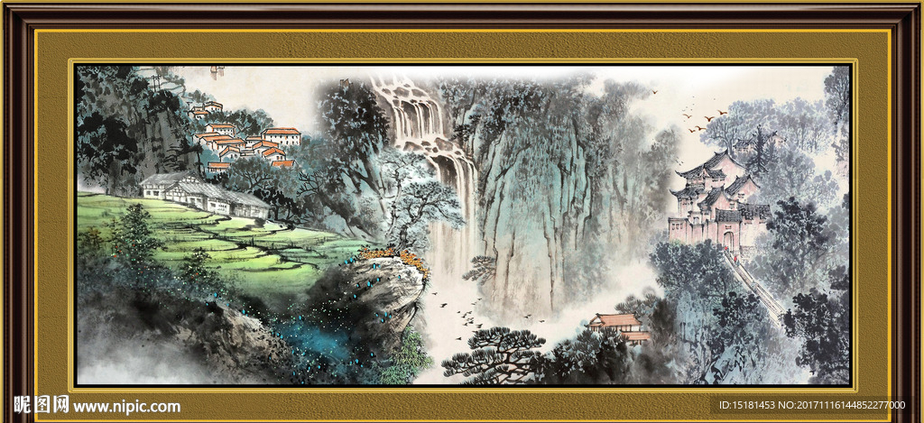 国画山水