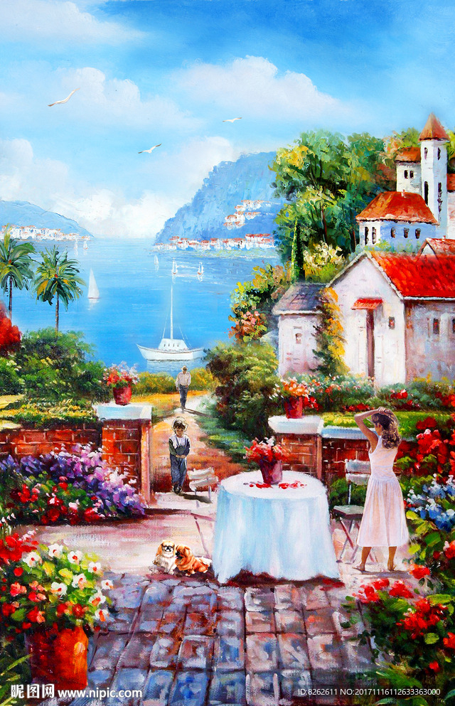 油画风景