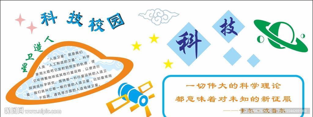 科技校园文化墙