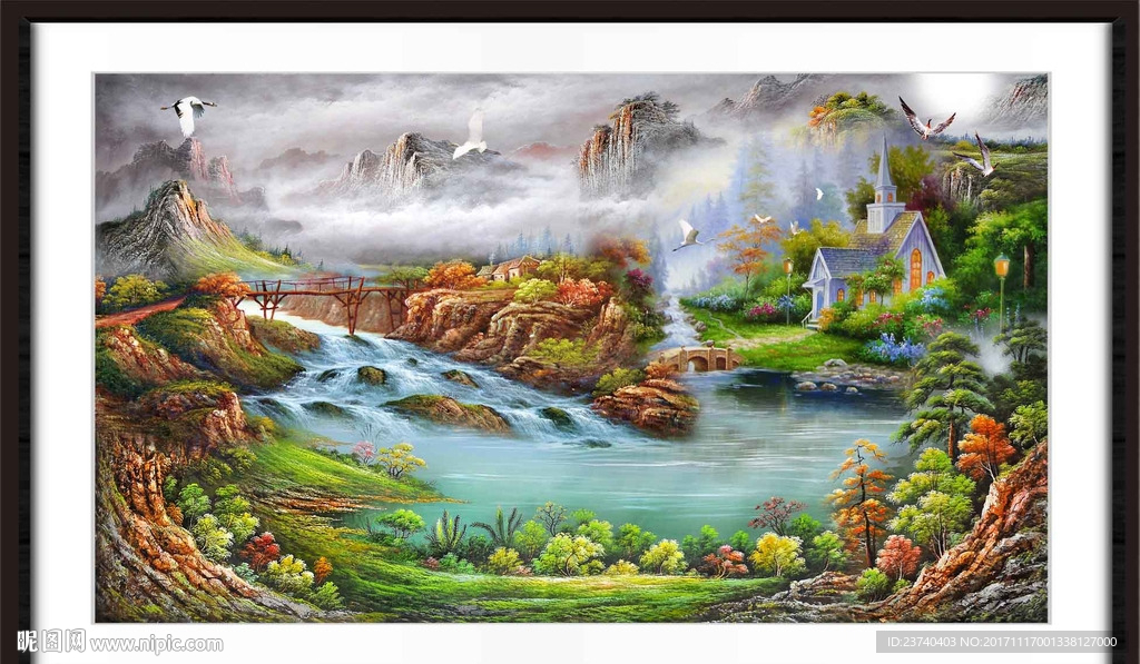 油画风景