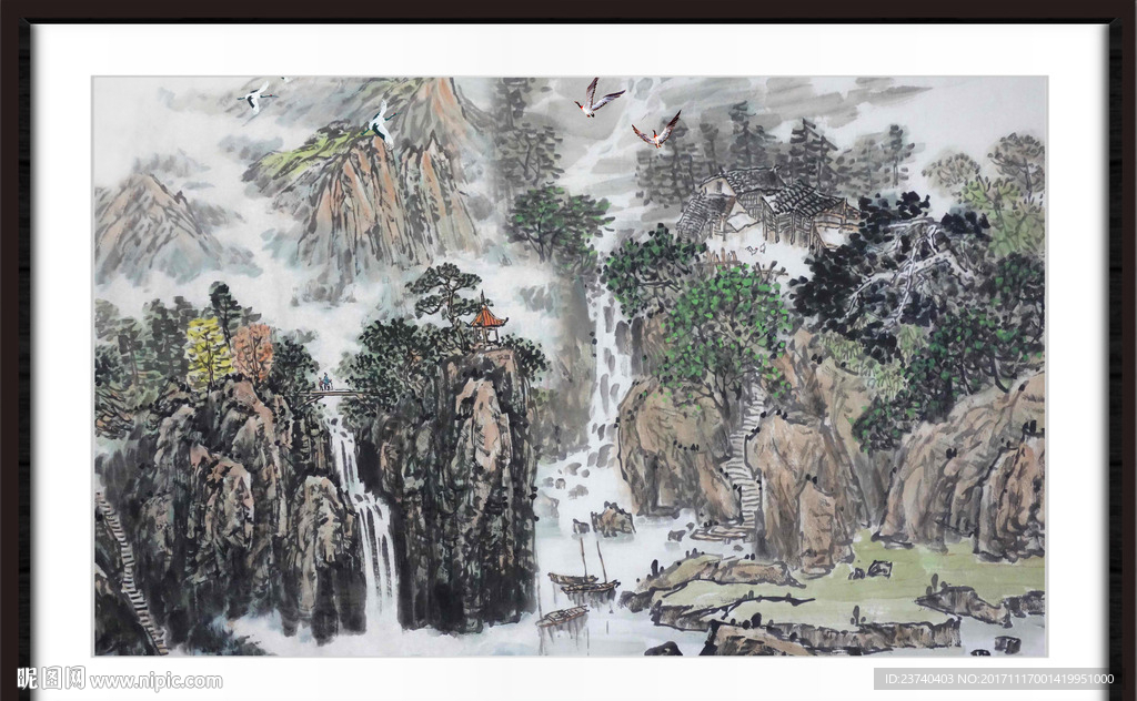 国画山水