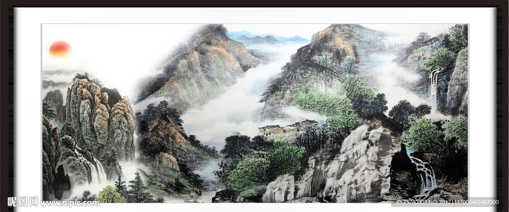 山水国画