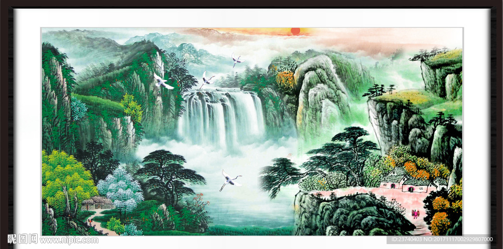 山水国画