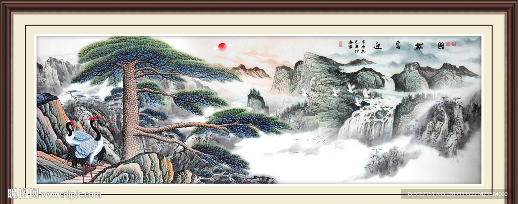 黄山迎客松
