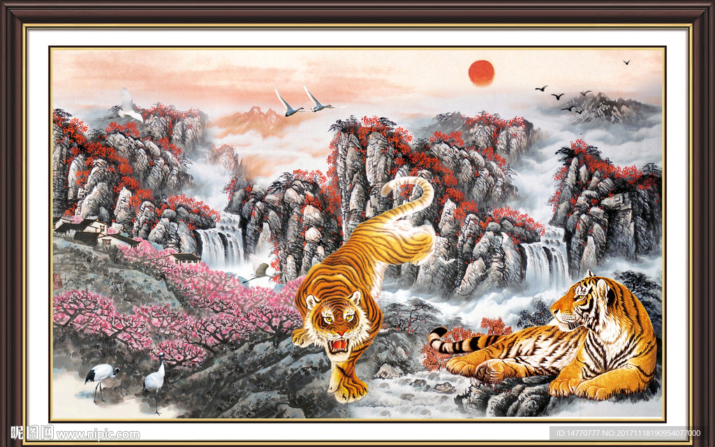 国画老虎图