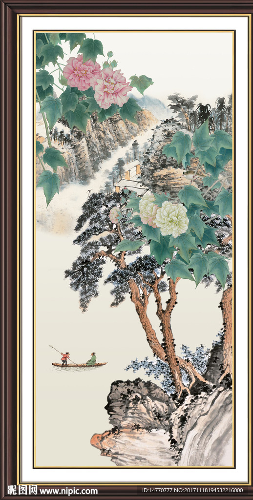 国画牡丹