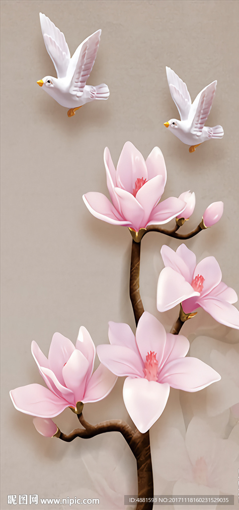 玉兰花玄关