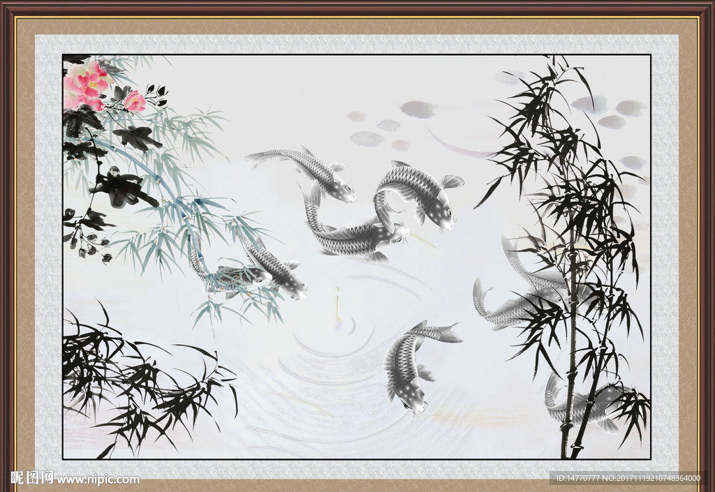 竹子水墨