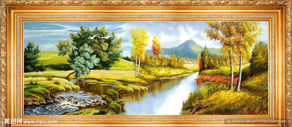 油画风景