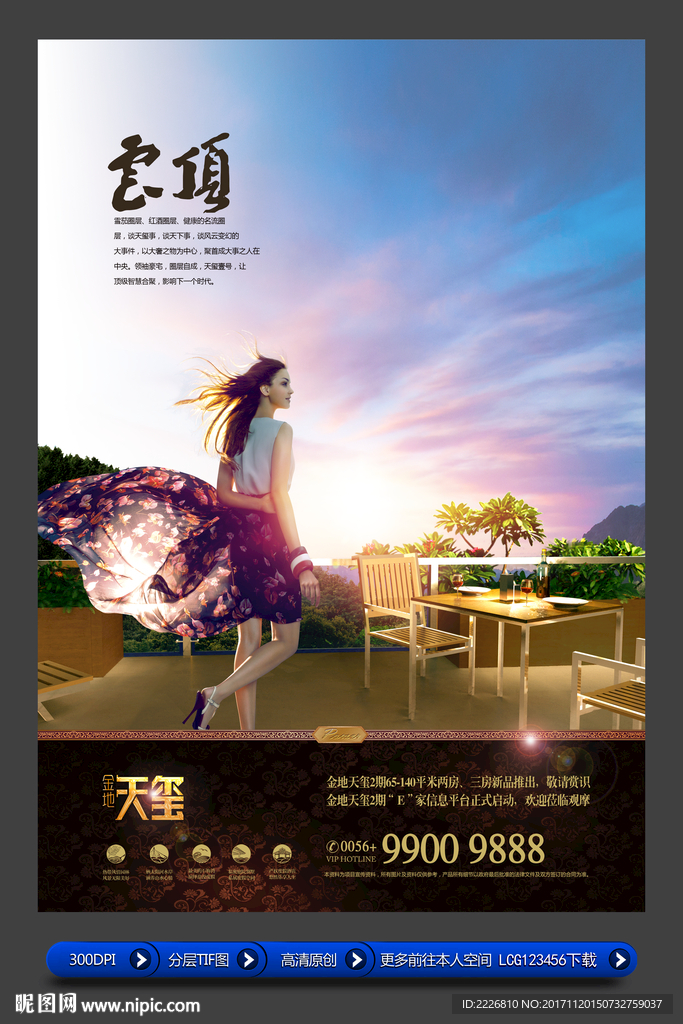 高端房地产广告