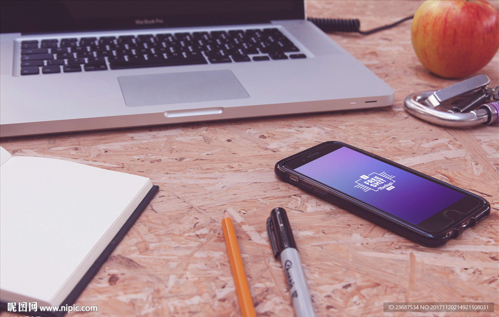 VI样机手机效果图智能贴图