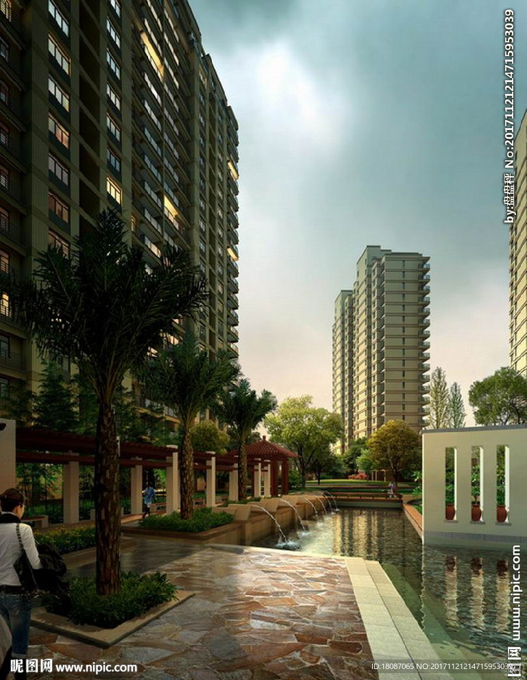 园林景观 住宅景观 园林效果图