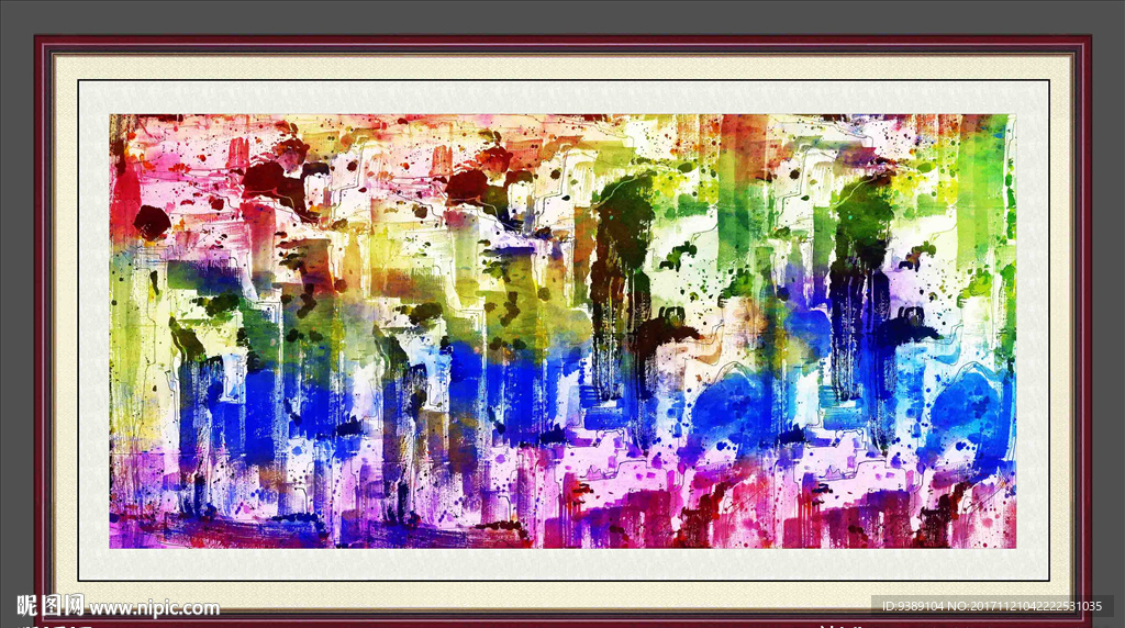 抽象油画
