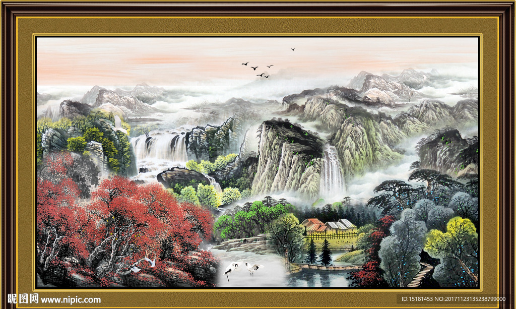 国画山水