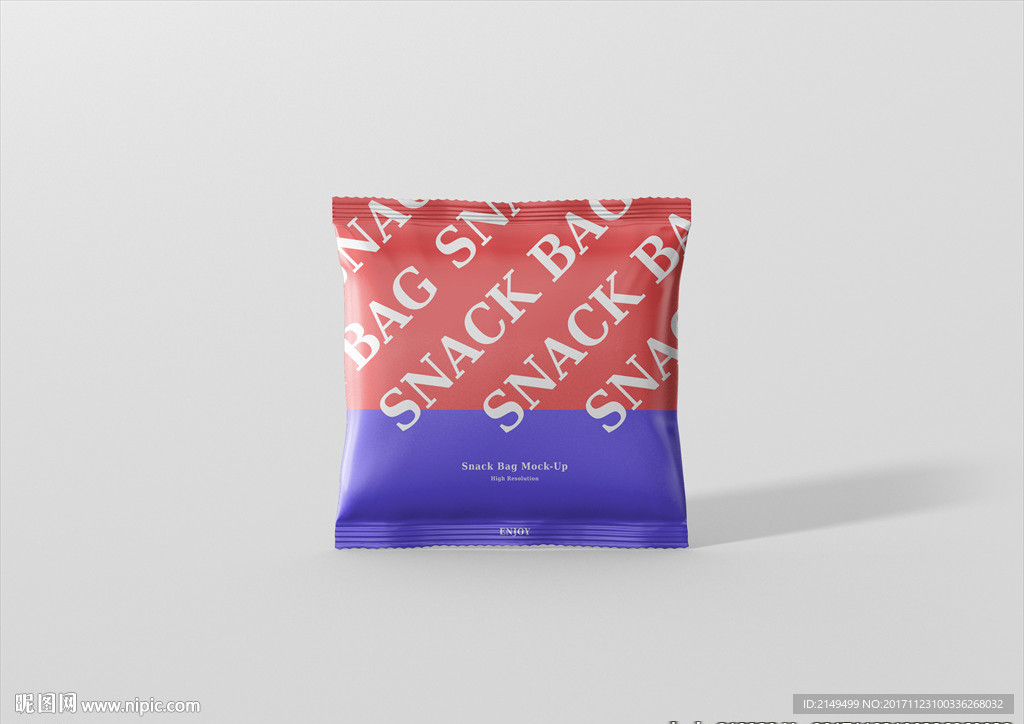 食品包装袋样机模板
