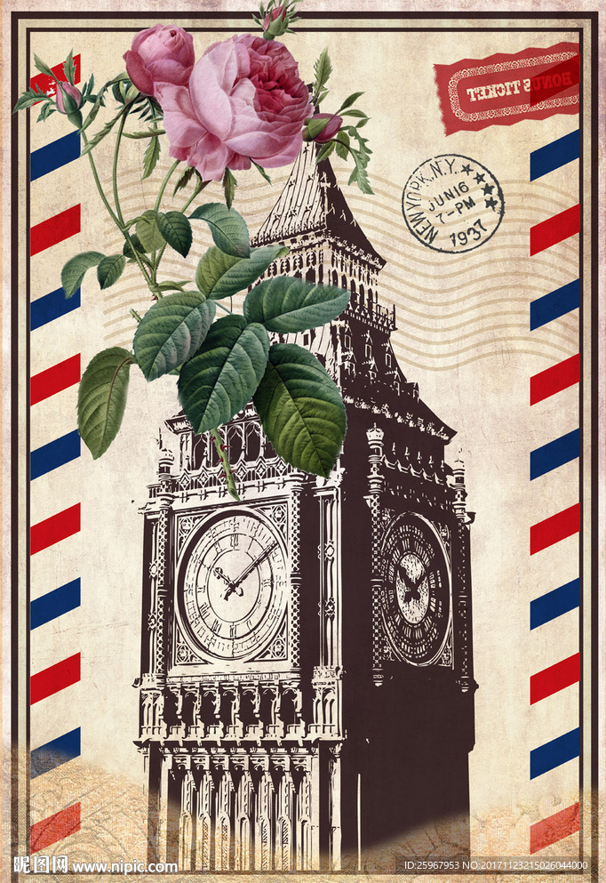 欧式建筑装饰画