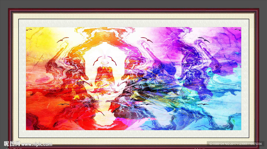 抽象油画