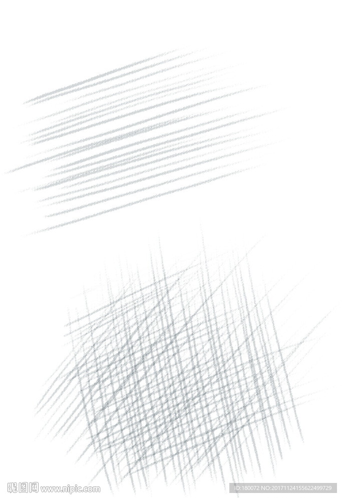 明暗阴影素描中排线条手绘精分层
