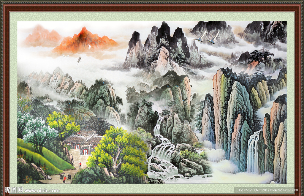 山水国画