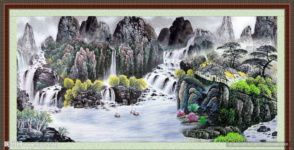 山水国画