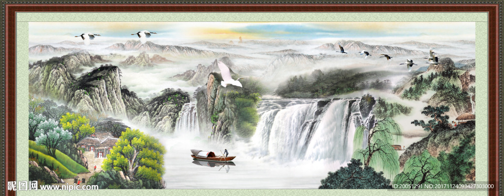 山水国画