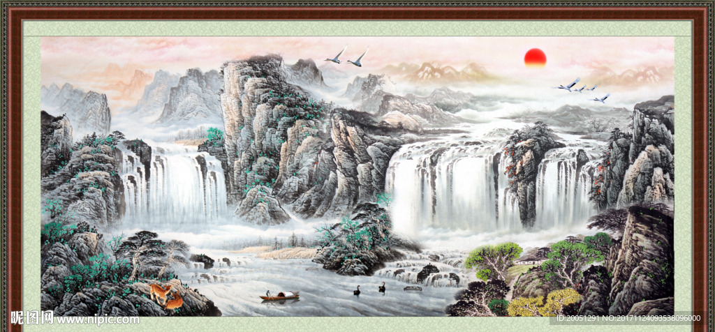 山水国画