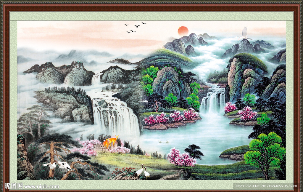 山水国画