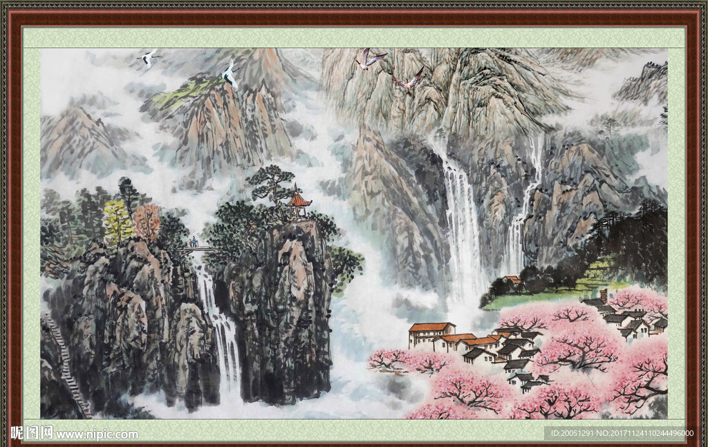 山水国画