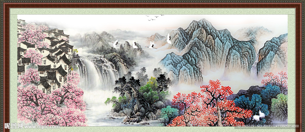 国画山水