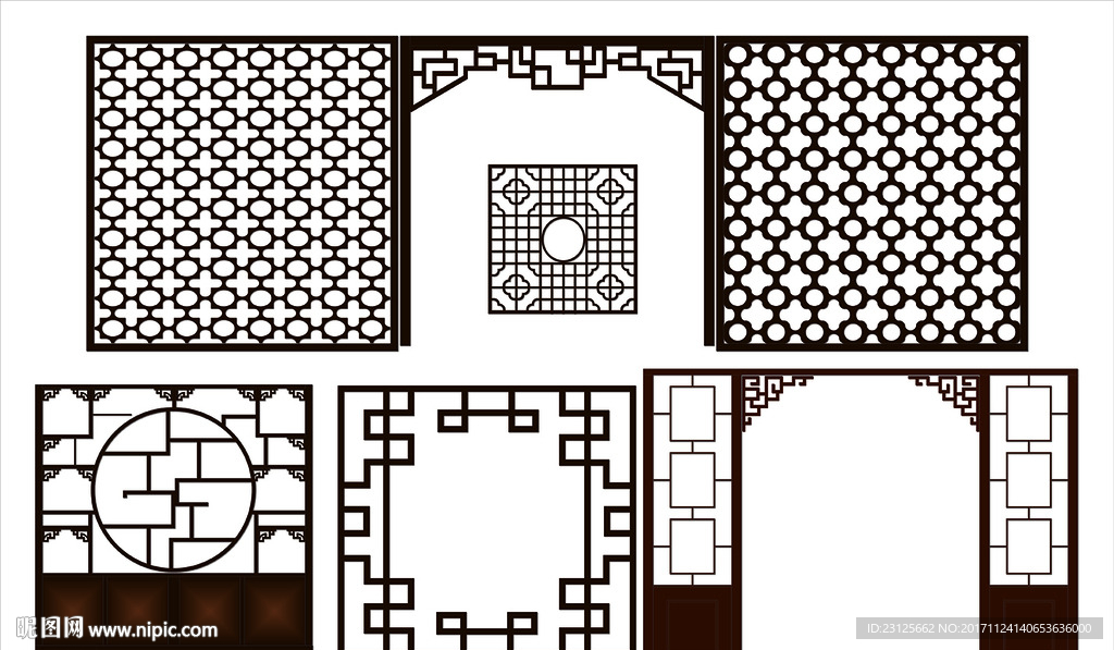 中式雕刻花纹 制作文件