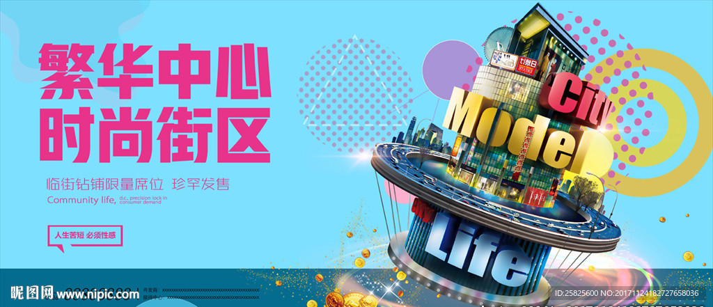 创意地产商业展板