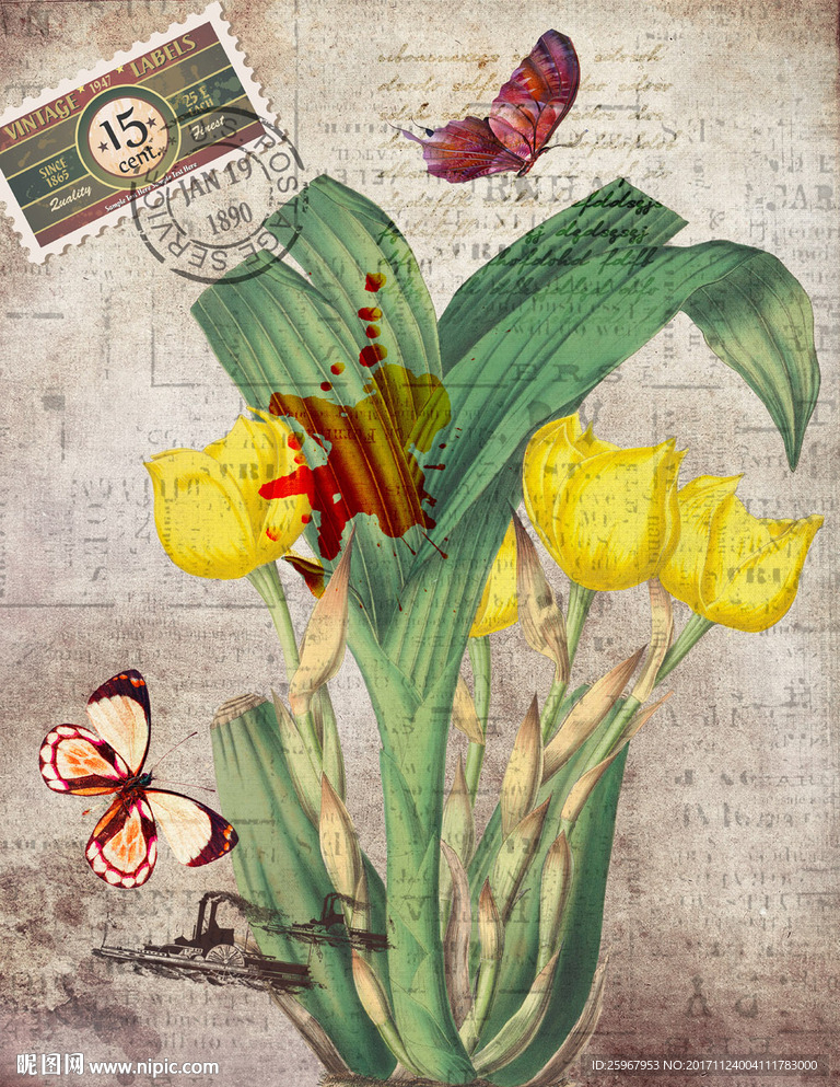 花卉装饰画