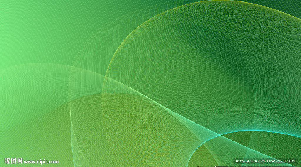 绿色曲线背景
