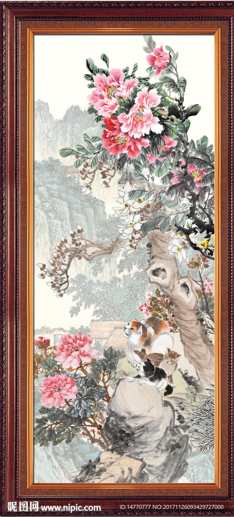 国画牡丹
