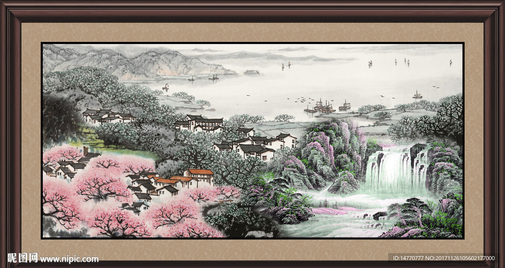 山水国画