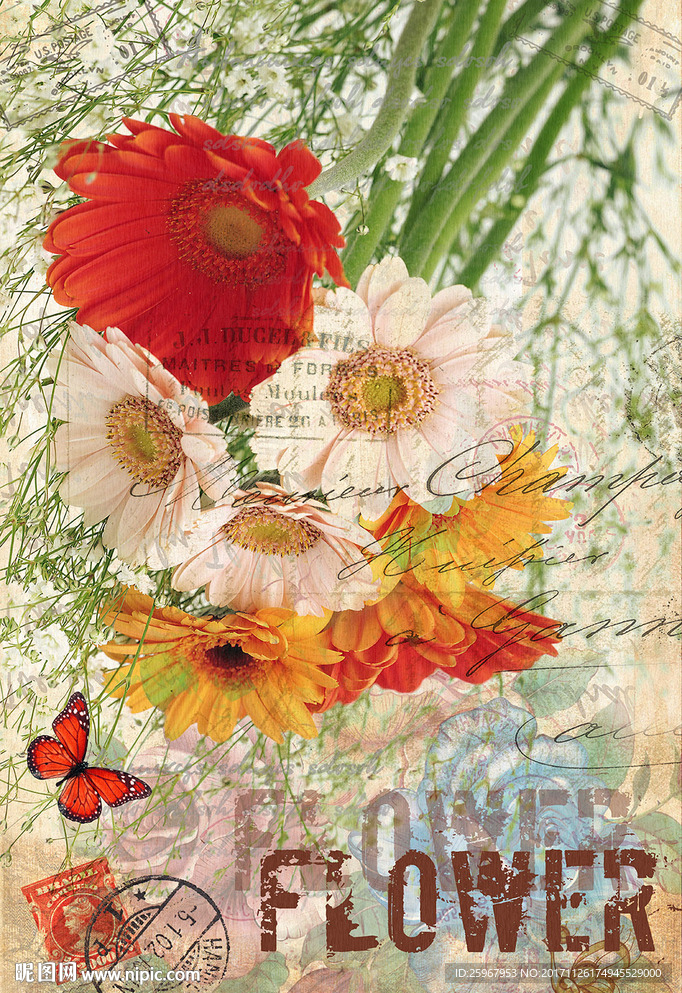 花卉装饰画