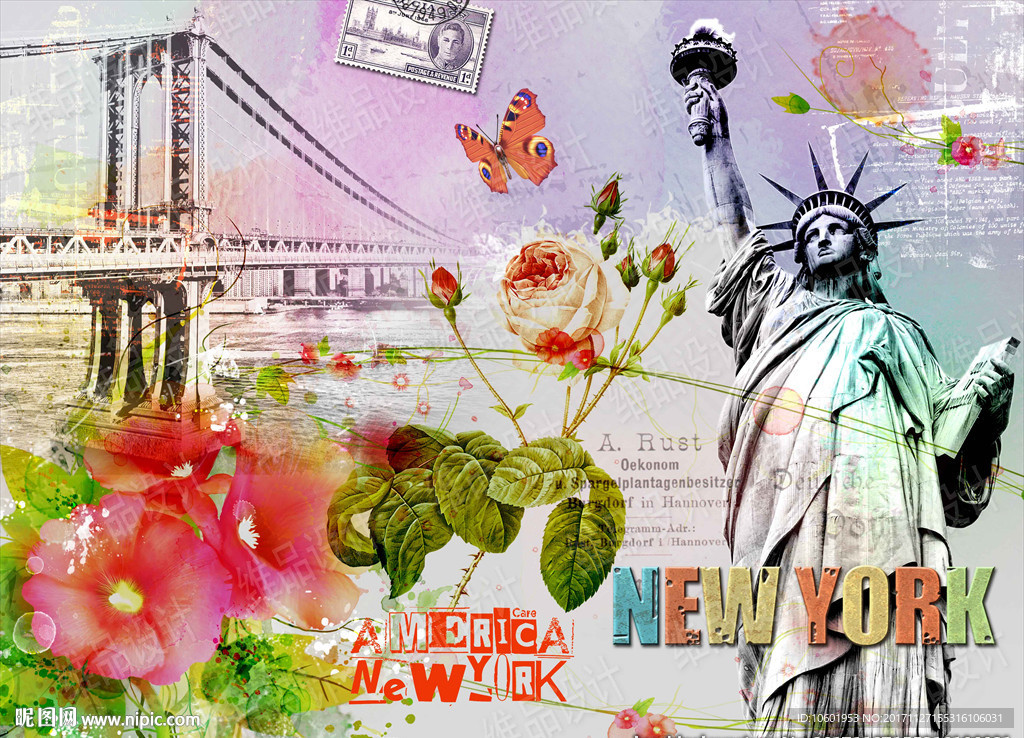 欧美风格装饰画