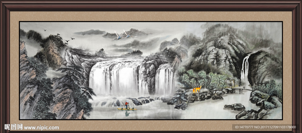 山水国画