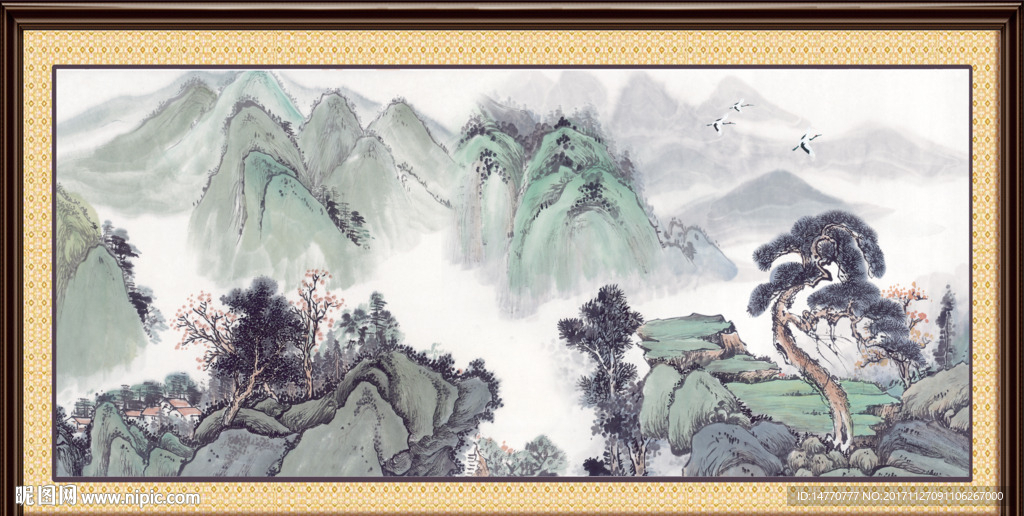 山水国画