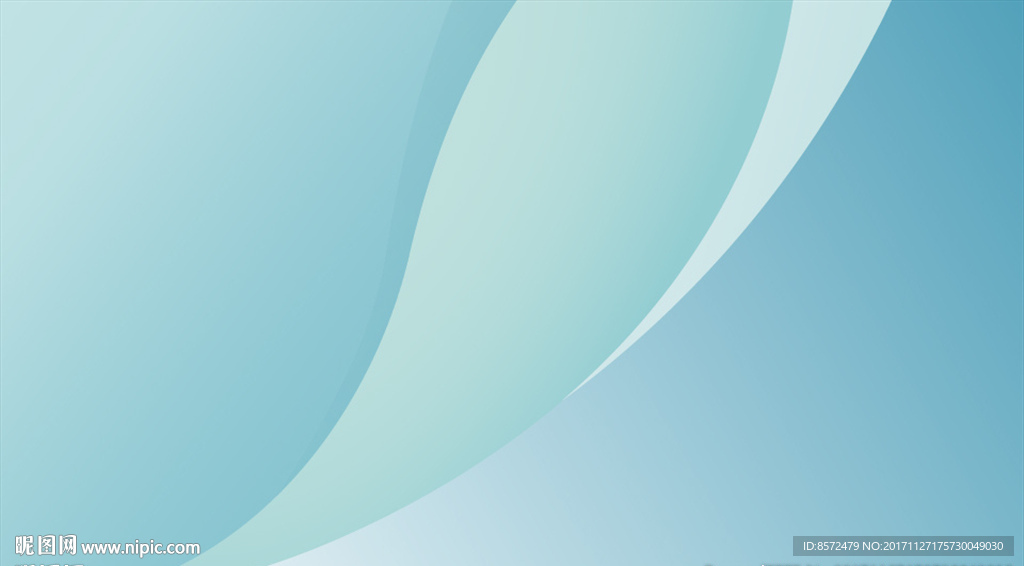 蓝绿色柔和背景