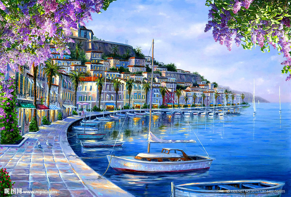欧洲风景油画