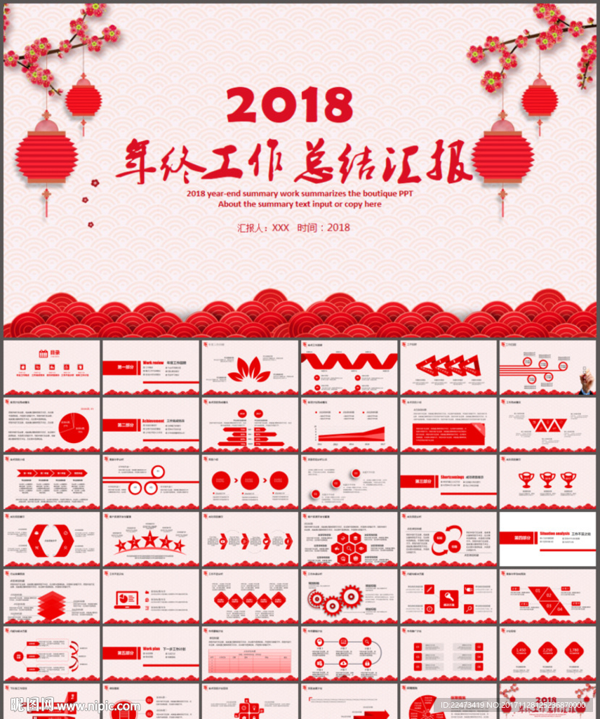 年终工作总结汇报PPT