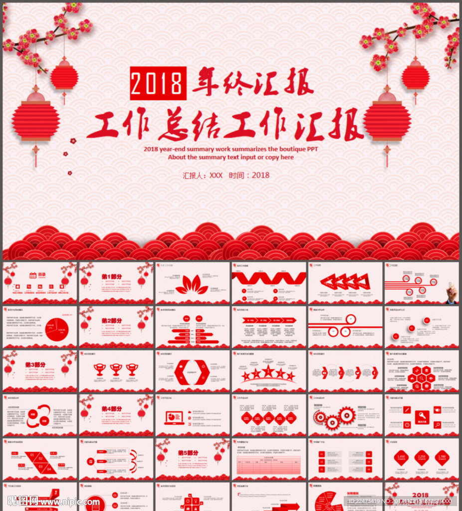 年终工作总结汇报PPT