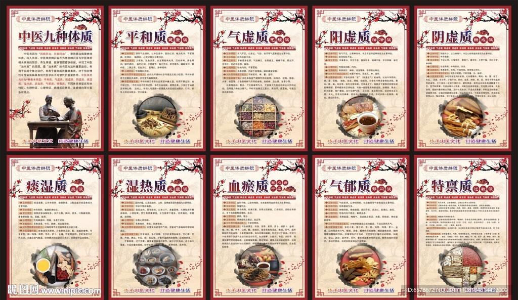 中医九种体质辨识